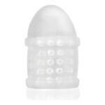 Jackits Mansturbation Sleeve - 12 Count Pop Box  Display - Clear - Image 2