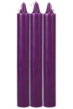 Japanese Drip Candles - 3 Pack - Purple - Image 3