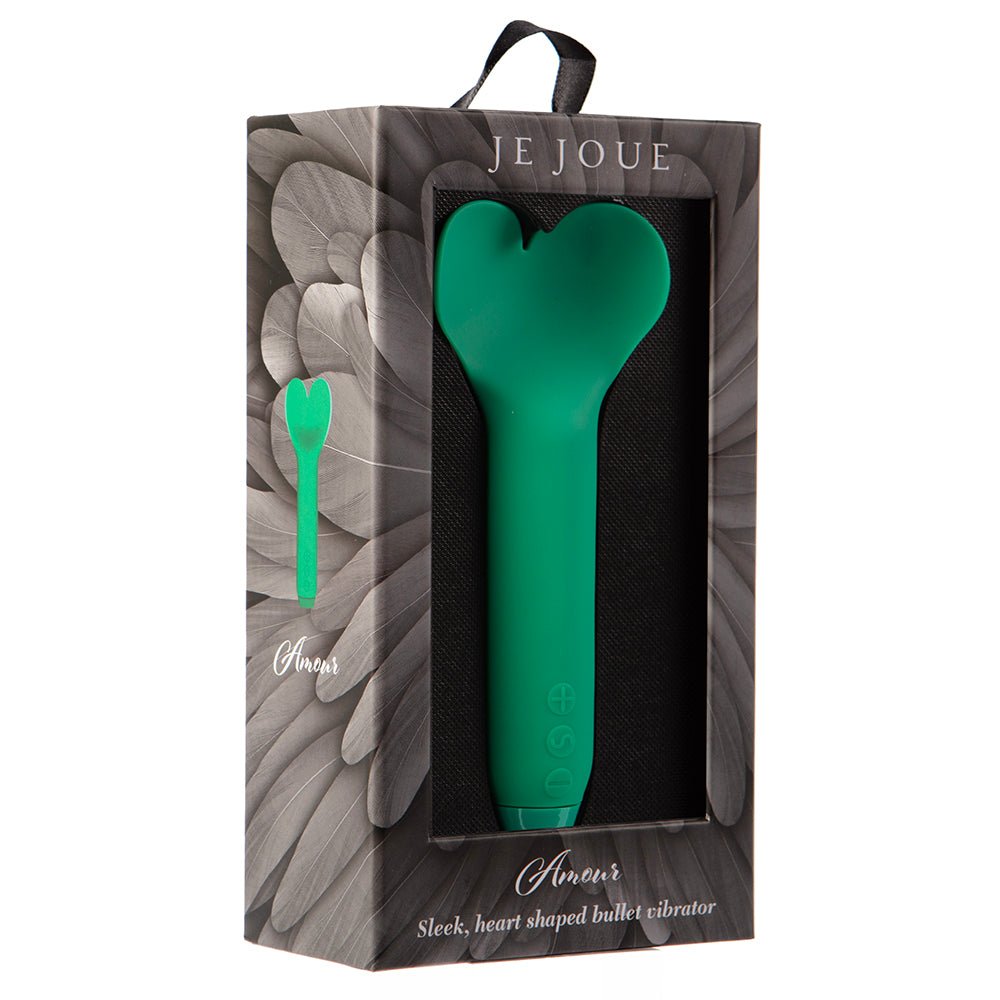 je-joue-amour-rechargeable-silicone-heart-shaped-fluttering-bullet-vibrator-emerald-green Je Joue Amour Rechargeable Silicone Heart-Shaped Fluttering Bullet Vibrator Emerald Green - Image 1