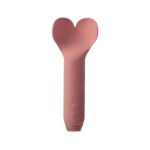 Je Joue Amour Rechargeable Silicone Heart-Shaped Bullet Vibrator – Pale Rosette - Image 2