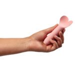 Je Joue Amour Rechargeable Silicone Heart-Shaped Bullet Vibrator – Pale Rosette - Image 3