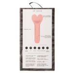 Je Joue Amour Rechargeable Silicone Heart-Shaped Bullet Vibrator – Pale Rosette - Image 8