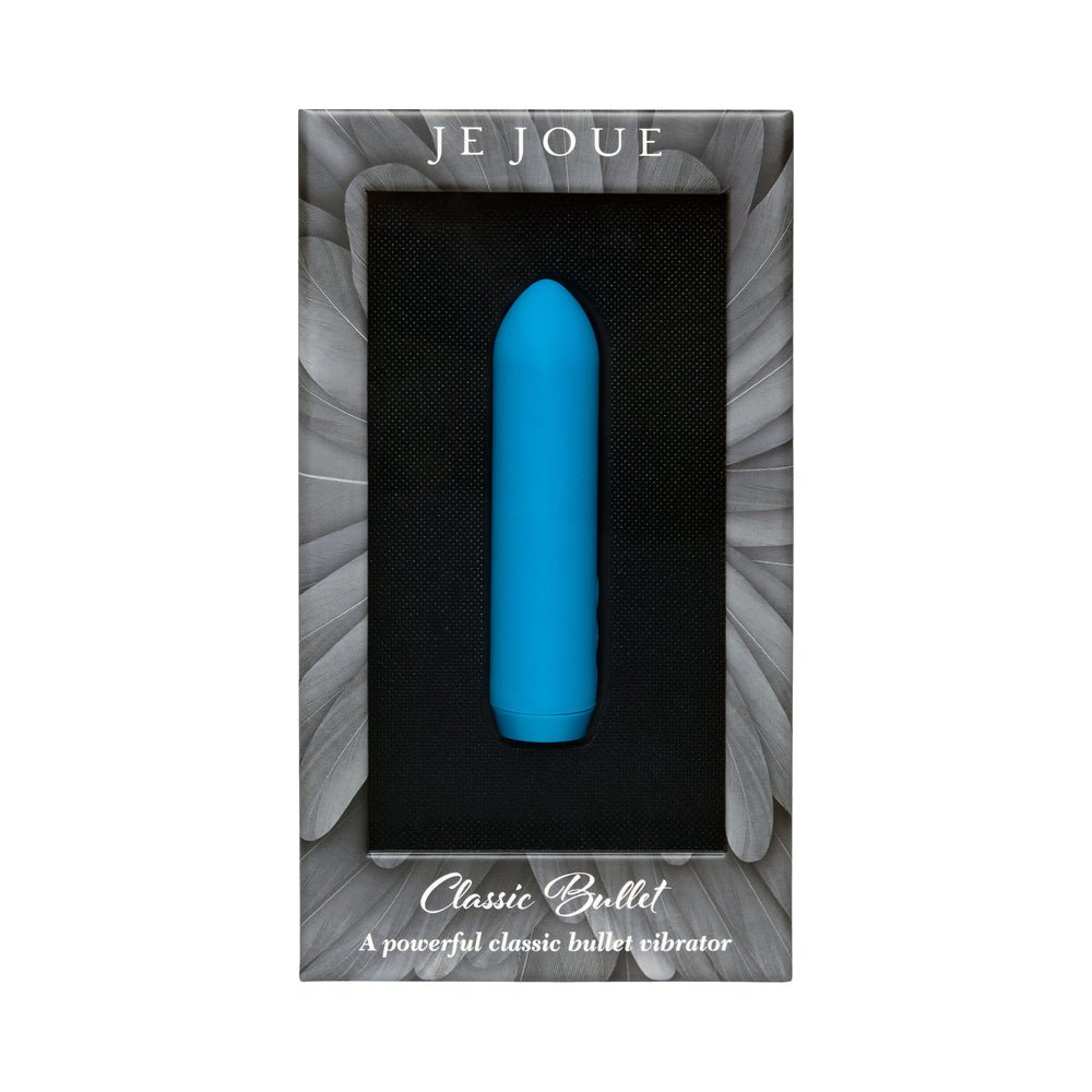 je-joue-classic-bullet-vibrator-rechargeable-silicone-with-finger-sleeve-teal Je Joue Classic Bullet Vibrator Rechargeable Silicone with Finger Sleeve Teal - Image 1