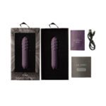 Je Joue Duet Rechargeable Silicone Multi-Surfaced Bullet Vibrator Purple - Image 6