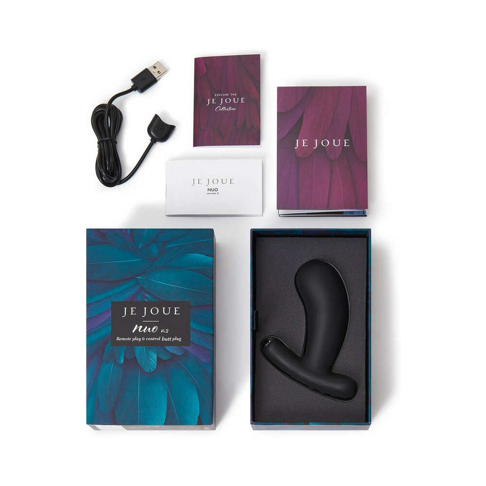 je-joue-nuo-v2-app-compatible-anal-plug-black Je Joue Nuo V.2 App-Compatible Anal Plug Black - Image 1