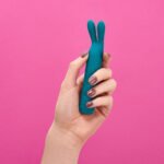 Je Joue Rabbit Bullet Vibrator Rechargeable Silicone Teal - Image 4