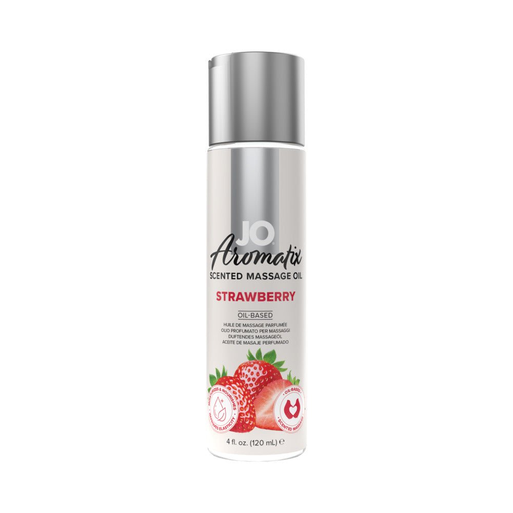 jo-aromatix-strawberry-scented-massage-oil-4-oz JO Aromatix Strawberry Scented Massage Oil 4 oz. - Image 1