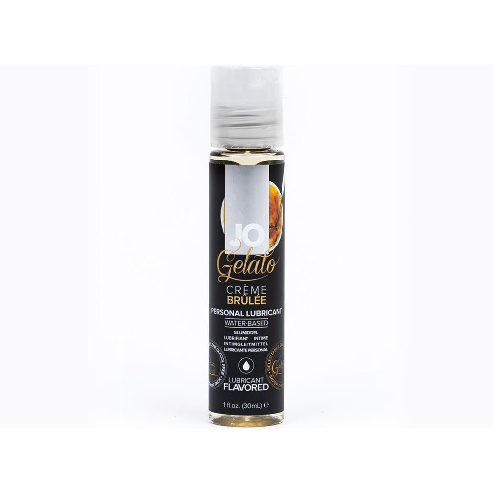 jo-gelato-creme-brulee-flavored-water-based-lubricant-1-oz JO Gelato Creme Brulee Flavored Water-Based Lubricant 1 oz. - Image 1
