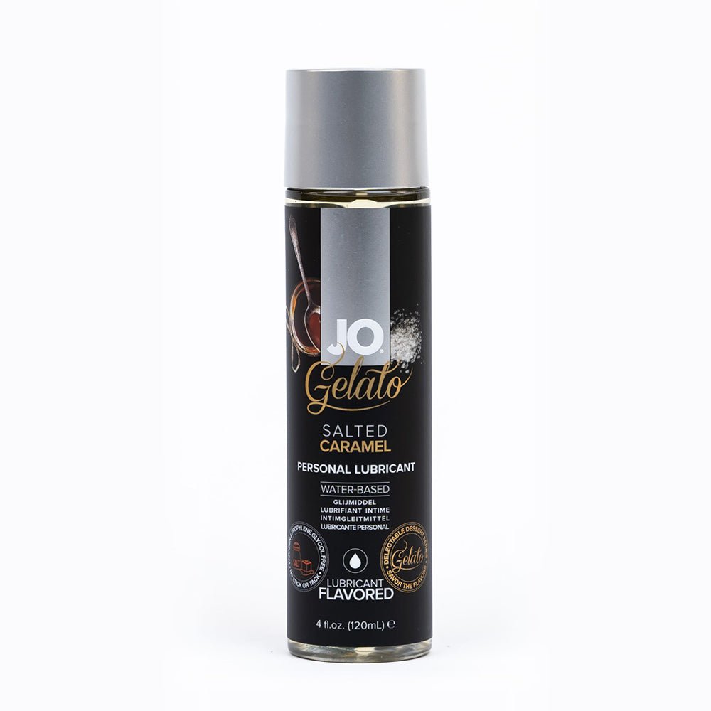 jo-gelato-salted-caramel-flavored-water-based-lubricant-4-oz JO Gelato Salted Caramel Flavored Water-Based Lubricant 4 oz. - Image 1