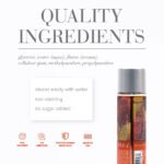 JO H2O Peachy Lips Flavored Water-Based Lubricant 4 oz. - Image 2