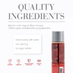 JO H2O Succulent Watermelon Flavored Water-Based Lubricant 4 oz. - Image 2