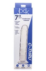 Jock C - Thru 7 Inch Clear Tpe Dildo - Image 2