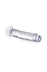 Jock C - Thru 7 Inch Clear Tpe Dildo - Image 4