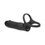 JOCK Enhancers Double Thrust Thrusting & Vibrating C-Ring with Remote – Black - Image 7