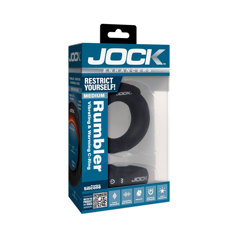jock-rumbler-18-in-vibrating-warming-c-ring JOCK Rumbler 1.8 in. Vibrating & Warming C-Ring - Image 1