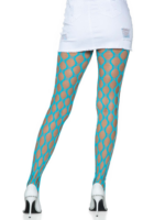 Jumbo Pothole Net Tights - Neon Blue - One Size - Image 3