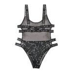 Karma's a Bitch Bodysuit - Black - M/l