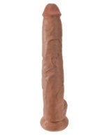 King Cock 14" Cock With Balls - Tan - Image 3