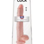 King Cock 14 Inch Cock With Balls - Light