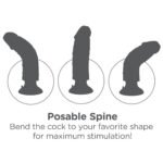 King Cock 6-Inch Vibrating Cock - Light