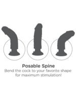 King Cock 6-Inch Vibrating Cock - Light
