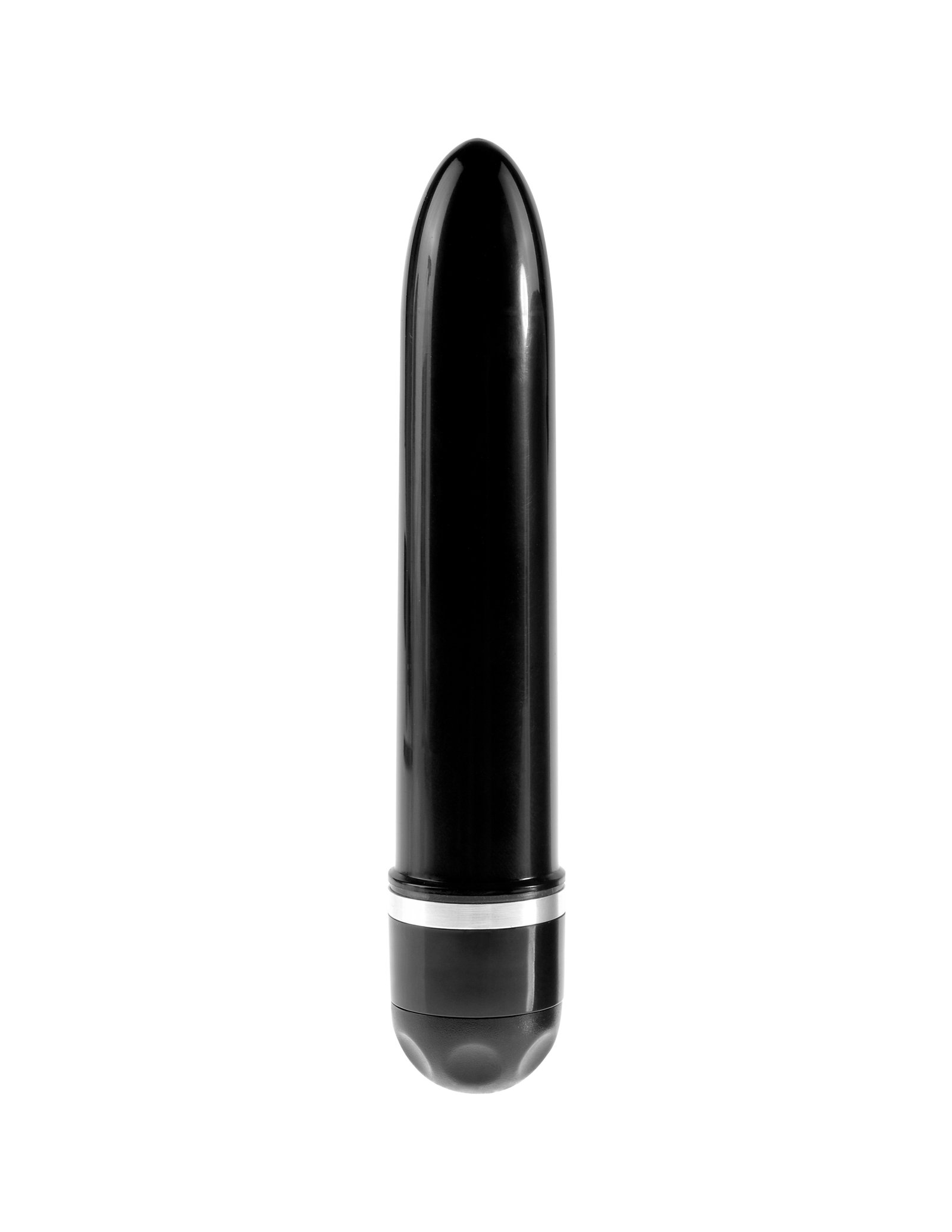 king-cock-7-inch-vibrating-stiffy-brown King Cock 7 Inch Vibrating Stiffy - Brown - Image 1