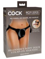 King Cock Elite Beginner's Body Dock Strap-on Harness - Black - Image 8