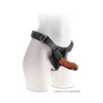 King Cock Plus 6 in. Triple Density Realistic Dildo with Suction Cup – Brown - Image 3