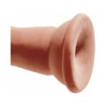 King Cock Plus 7 in. Triple Density Cock Realistic Dildo With Suction Cup Tan - Image 6