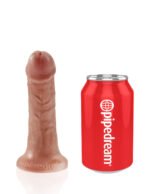King Cock Strap on Harness With 6 Inch Cock - Tan - Image 3