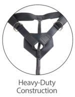 King Cock Strap-on Harness With 7" Two Cocks One Hole - Tan - Image 2