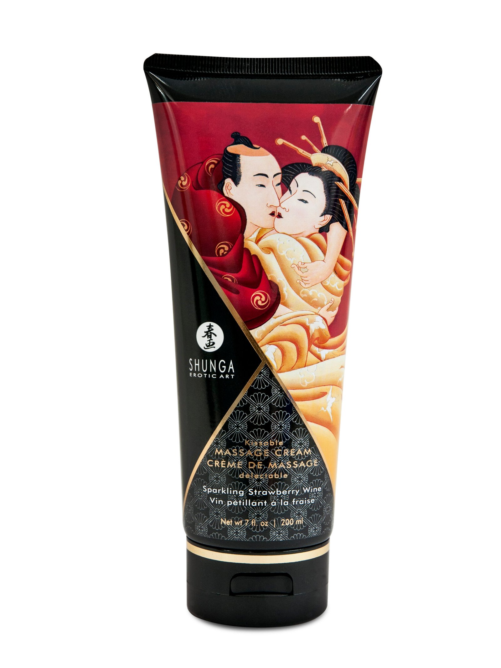 kissable-massage-cream-sparkling-strawberry-wine-7-fl-oz-200-ml Kissable Massage Cream - Sparkling Strawberry Wine - 7 Fl. Oz. / 200 ml - Image 1