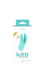Kitti Rechargeable Dual Vibe - Tease Me Turquoise - Image 5