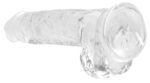 8 Inch Realistic Dildo With Balls - Translucent - Image 4