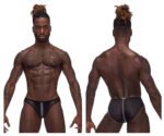 Landing Strip Bikini Brief - Small - Black
