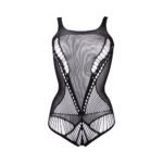Le Desir Contrast Net Teddy Black O/S - Image 5