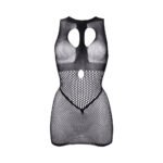 Le Desir Duo Open Cup Mini Dress Black O/S - Image 5