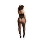 Le Desir Fishnet and Lace Bodystocking Black Queen Size - Image 3