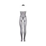 Le Desir Fishnet & Lace High-Neck Bodystocking Black O/S - Image 5