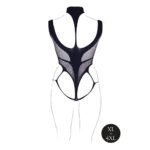 Le Desir Shade Cyllene XLVIII Bodysuit with Turtleneck – Black, Queen Size - Image 5