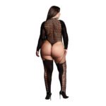 Le Desir Shade Kalyke XXIII Bodystocking with Turtleneck – Black – Queen - Image 2
