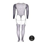 Le Desir Shade Kalyke XXIII Bodystocking with Turtleneck – Black – Queen - Image 4