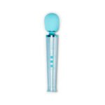 Le Wand All That Glimmers Petite Rechargeable Vibrating Wand Massager Light Blue Special Edition Set - Image 3