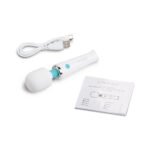 Le Wand Classique Mini Rechargeable Vibrating Wand Massager – White - Image 7