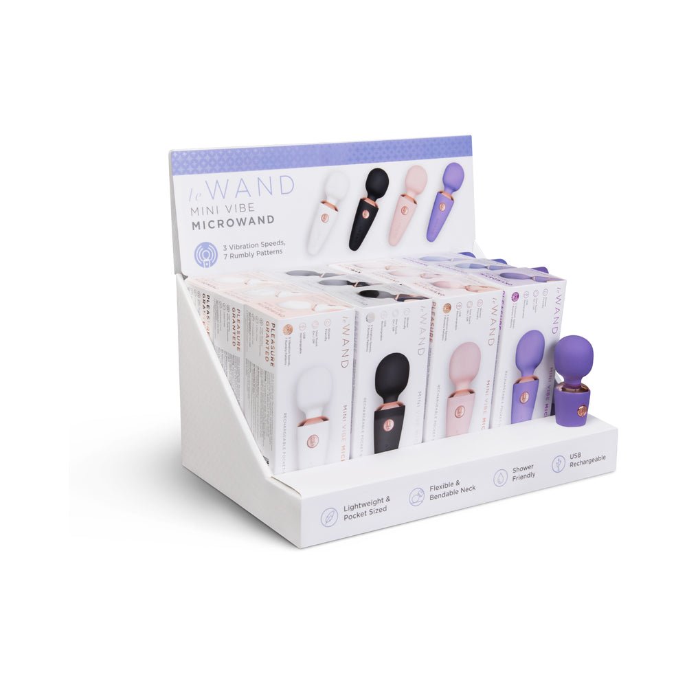 le-wand-mini-micro-wand-prepacked-12-piece-counter-display-with-tester Le Wand Mini Micro Wand Prepacked 12-Piece Counter Display with Tester - Image 1