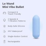 Le Wand Mini Vibe Bullet Rechargeable Vibrator – Blue - Image 9