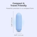 Le Wand Mini Vibe Bullet Rechargeable Vibrator – Blue - Image 10