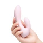 Le Wand Mini Vibe G-Double Rechargeable Rabbit Vibrator – Light Pink - Image 4