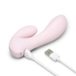 Le Wand Mini Vibe G-Double Rechargeable Rabbit Vibrator – Light Pink - Image 8
