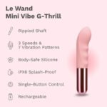 Le Wand Mini Vibe G-Thrill Rechargeable G-Spot Vibrator – Light Pink - Image 9